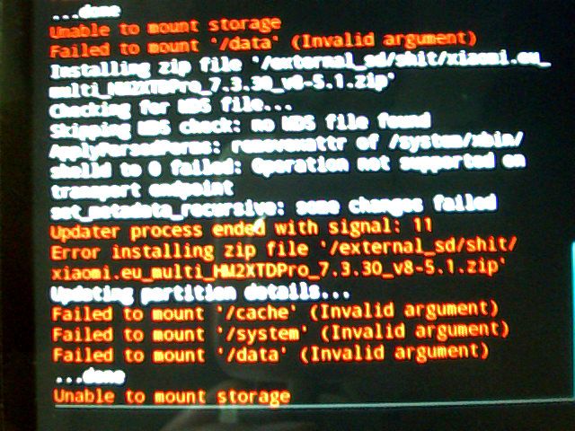 Langkah mudah atasi masalah Failed To Mount System (Invalid Argument) pada Zyrex OneScribe ZA966 via TWRP