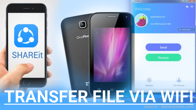 Cara Mudah Transfer File via Wifi di Zyrex Onephone ZA-966 Pro Menggunakan ShareIt Versi Baru