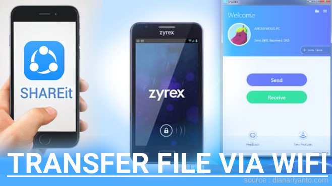 Cara Mudah Transfer File via Wifi di Zyrex OneScribe ZA987i Menggunakan ShareIt Terbaru